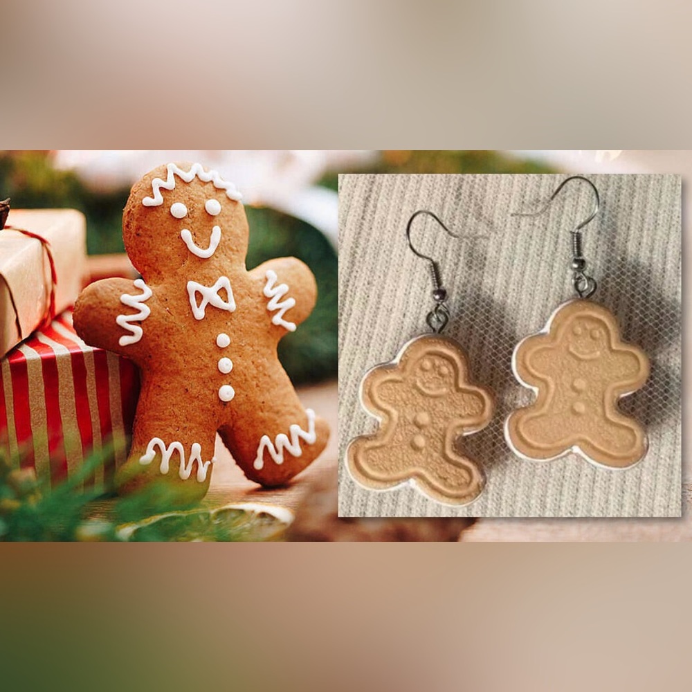 $1 CHRISTMAS COOKIE EARRINGS. NEW. $1 WITH ANY $10 ORDER OR MORE